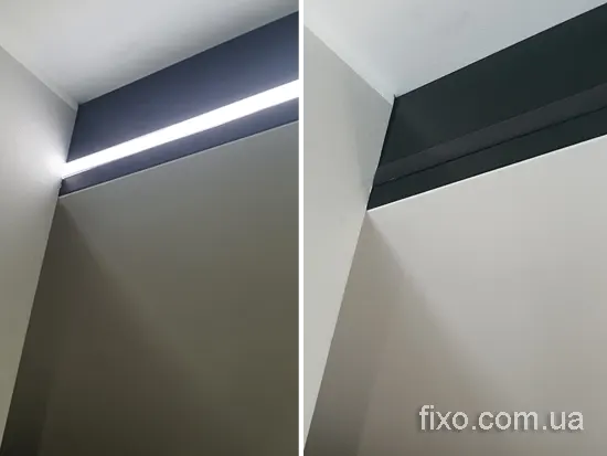 Подвесной потолок из гипсокартона с подсветкой - 60 фото