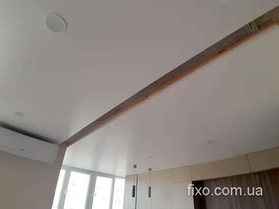 монтаж ниши в потолке для раздвижной системы