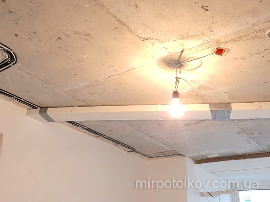 вентканал за натяжным потолком герметично изолированный