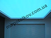 натяжной потолок со скрытой подсветкой