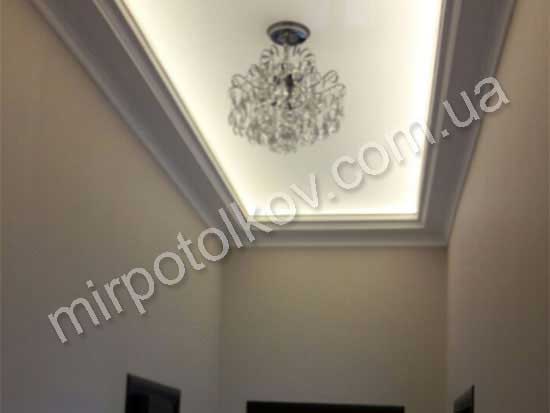 подсветка потолка в классическом стиле